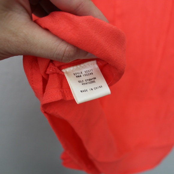 NWT Stitch Fix Under Skies Ruffle Tomato Tank - Picture 4 of 4